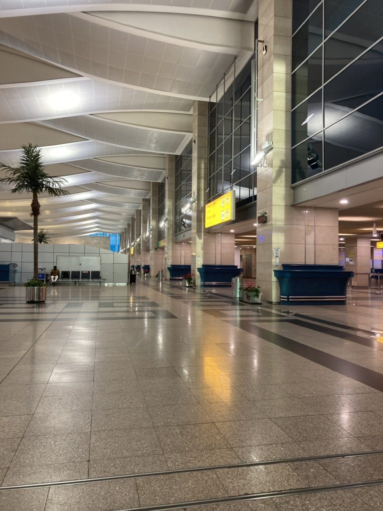 Niemandszone am Flughafen Kairo