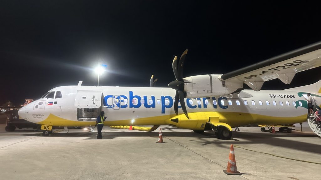 Flieger von Cebu nach Palawan